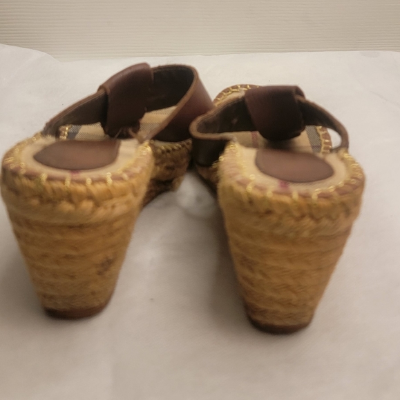 Women´s Burberry Nova Check Espadrille - Wedges - Picture 14 of 16